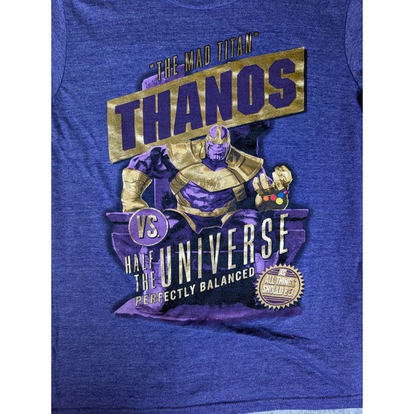 Thanos‎ | Marvel | Purple | Mens | Mad Titan Graphic T-Shirt | 14 - Picture 5 of 9
